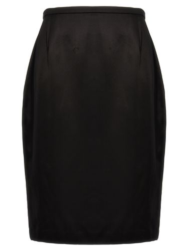 Saint Laurent Satin Pencil Skirt - Saint Laurent - Modalova