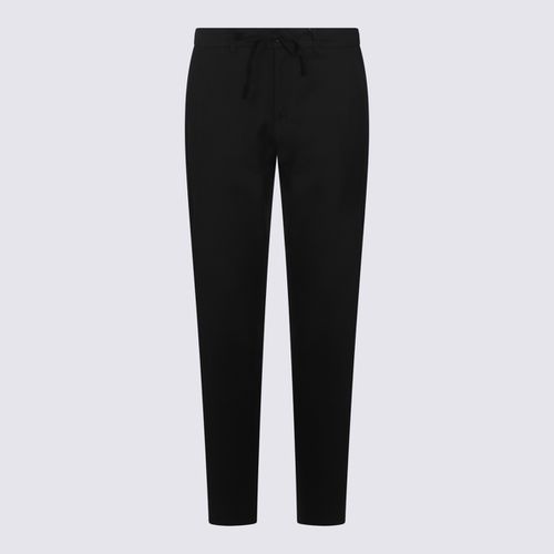 Canali Black Wool Pants - Canali - Modalova