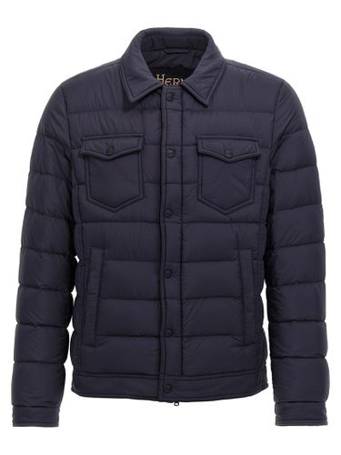 Herno la Denim Down Jacket - Herno - Modalova