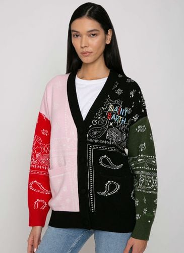 Woman Cardigan With Pockets And Saint Barth Embroidery - MC2 Saint Barth - Modalova