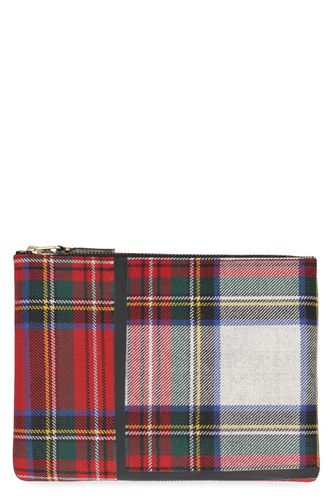 Tartan Motif Flat Pouch - Comme des Garçons Wallet - Modalova