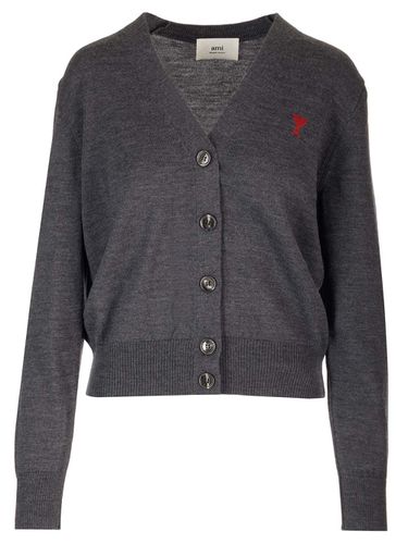 Classic Cardigan - Ami Alexandre Mattiussi - Modalova