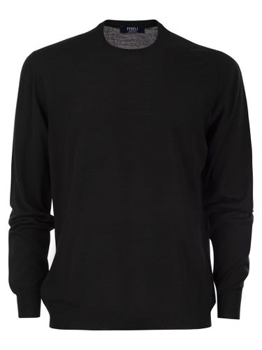 Crew-neck Sweater In Superfine Virgin Wool - Fedeli - Modalova