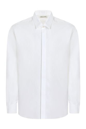 Straight Hem Buttoned Shirt - Saint Laurent - Modalova