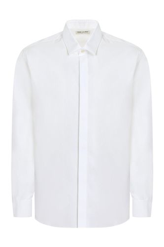 Straight Hem Buttoned Shirt - Saint Laurent - Modalova