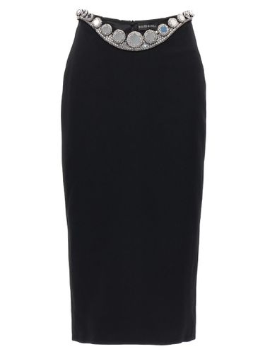 Puffer Circle Embroidery Skirt - David Koma - Modalova