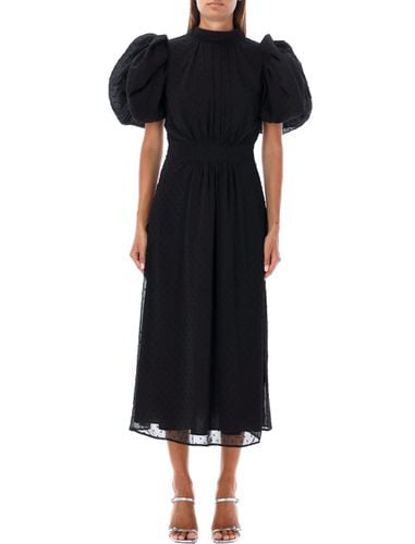 Puff Sleeve Midi Dress - Rotate by Birger Christensen - Modalova