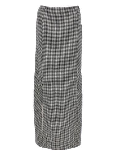 Pied De Poule Long Skirt - Thom Browne - Modalova