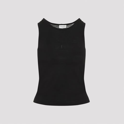 Fitted Classic Tank Top - Saint Laurent - Modalova