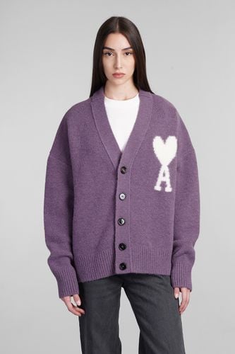 Cardigan In Wool - Ami Alexandre Mattiussi - Modalova