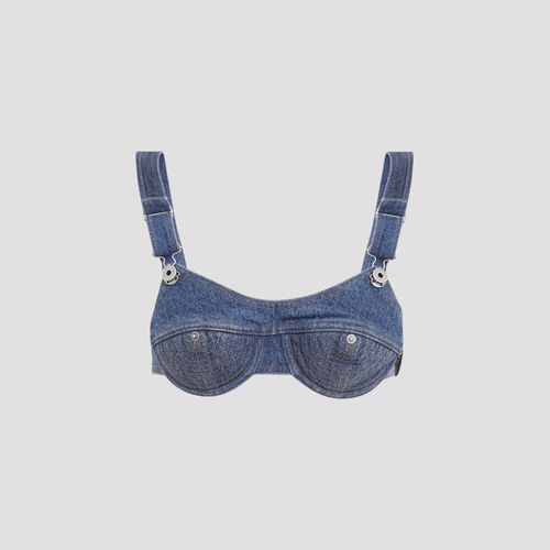 Jean Paul Gaultier Denim Bra Top - Jean Paul Gaultier - Modalova