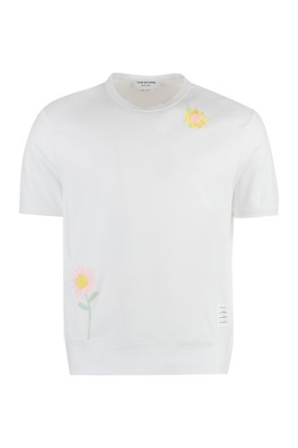 Cotton Crew-neck T-shirt - Thom Browne - Modalova