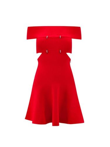 Off-shoulder Slashed Dress - Alexander McQueen - Modalova