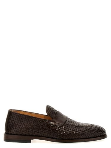 Braided Leather Loafers - Brunello Cucinelli - Modalova