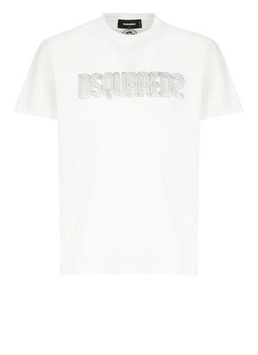 Dsquared2 Logo Cotton T-shirt - Dsquared2 - Modalova