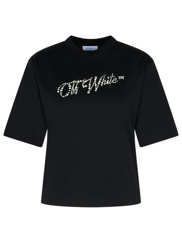 Off-White Black Cotton T-shirt - Off-White - Modalova