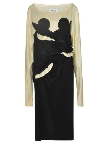 Spliced Jersey Midi Dress - Maison Margiela - Modalova