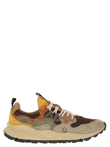 Yamano 3 - Sneakers In Suede And Technical Fabric - Flower Mountain - Modalova