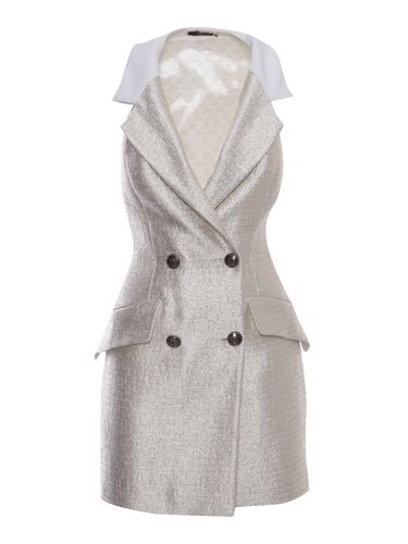 Shiny Blazer Dress - Elisabetta Franchi - Modalova