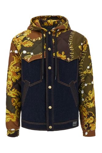 Denim Padded Jacket - Versace Jeans Couture - Modalova