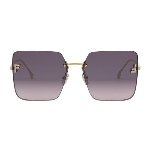 Fendi Fe4082us Fendi First Crystal 30y Gold Sunglasses - Fendi Eyewear - Modalova