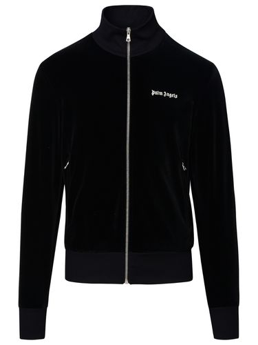 Palm Angels Velvet Track Jacket - Palm Angels - Modalova