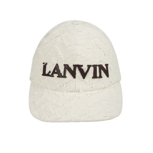 Lanvin Herringbone Motif Cap - Lanvin - Modalova