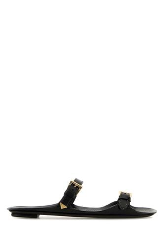 Prada Black Leather Slippers - Prada - Modalova