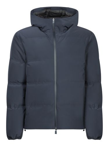 Herno Impact Blue Down Jacket - Herno - Modalova