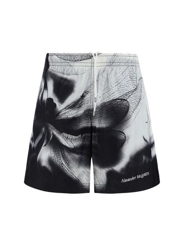 Dragonfly Shadow Swim Shorts - Alexander McQueen - Modalova