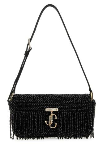 Black Satin Mini Avenue Shoulder Bag - Jimmy Choo - Modalova