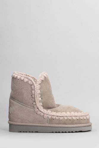 Eskimo 18 Low Heels Ankle Boots In Suede - Mou - Modalova