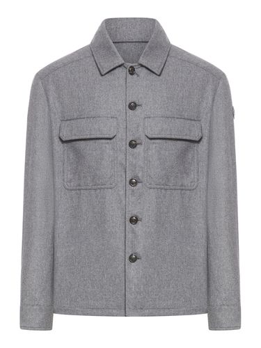 Moncler Cashmere Blend Shirt - Moncler - Modalova