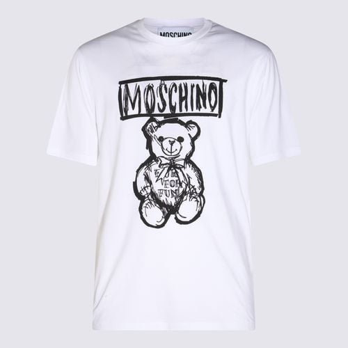 Moschino White Cotton T-shirt - Moschino - Modalova