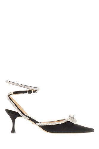 Satin Double Bow Pumps - Mach & Mach - Modalova