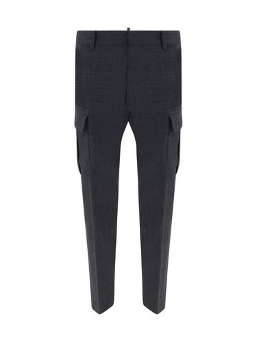 Flannel Cigarette Trousers - Dsquared2 - Modalova