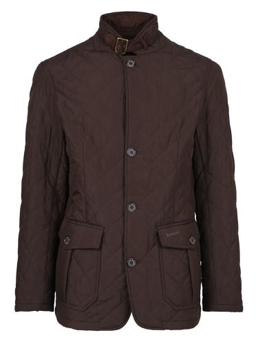 Barbour Brown Lutz Quilted Jacket - Barbour - Modalova