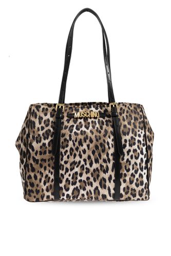 Moschino Animal Print Shopper Bag - Moschino - Modalova