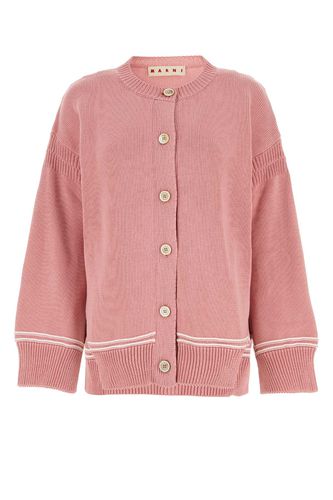 Marni Pink Cotton Cardigan - Marni - Modalova