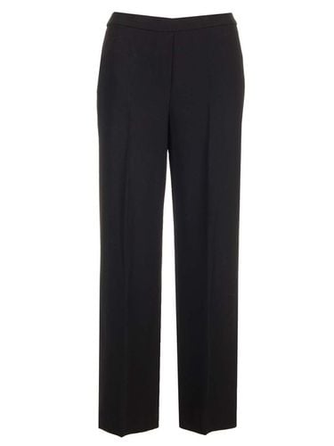 Theory Admiral Black Crepe Trousers - Theory - Modalova