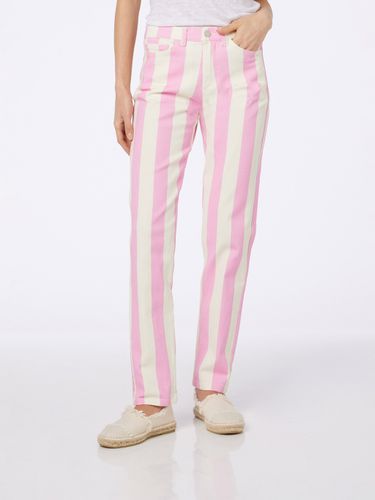 Woman Striped Print Denim Belleville - MC2 Saint Barth - Modalova