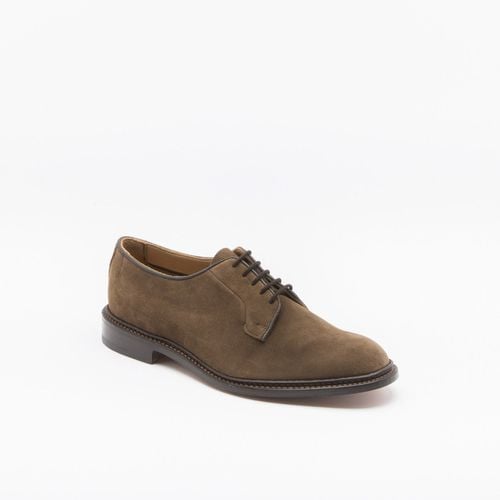 Robert New Brown Castorino Suede Derby Shoe - Tricker's - Modalova