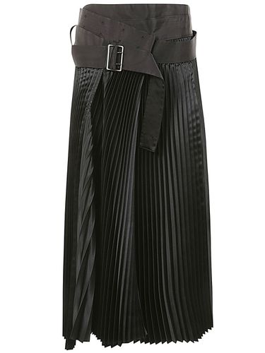 Pleated Long Skirt - Junya Watanabe Comme Des Garçons - Modalova