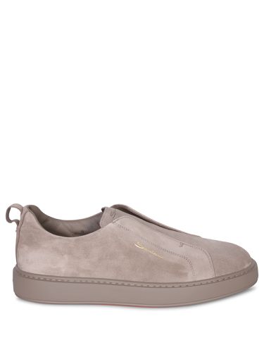 Victory Suede Tortora Sneakers - Santoni - Modalova