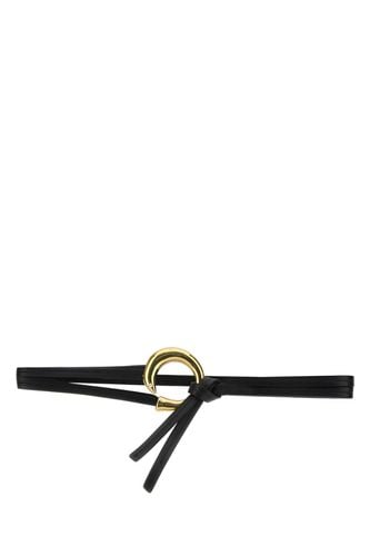 Black Leather Sardine Belt - Bottega Veneta - Modalova