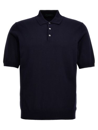 Zanone Cotton Polo Shirt - Zanone - Modalova