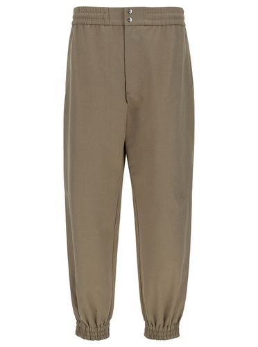 Cargo Pants With Elastic Waistband In Cotton Man - Alexander McQueen - Modalova