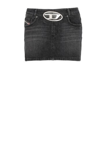 Diesel De-ron Denim Mini Skirt - Diesel - Modalova