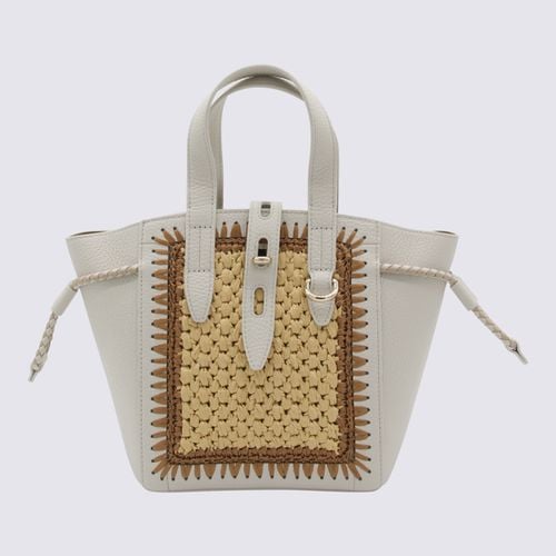 Furla White And Raffia Leather Bag - Furla - Modalova