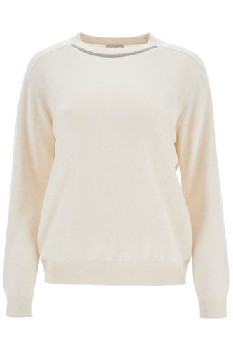 Cashmere Crewneck Pullover - Brunello Cucinelli - Modalova